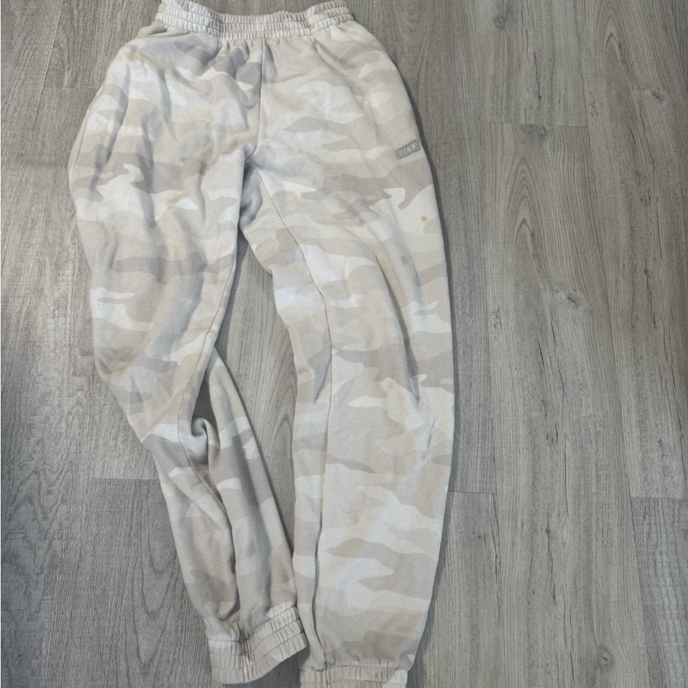 White Camouflage camo Jogger Pants